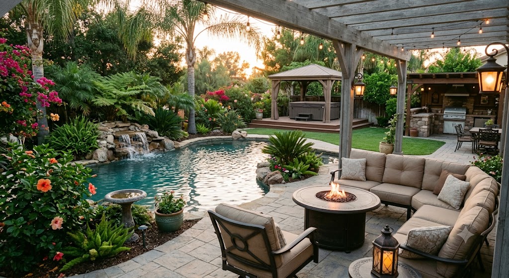 Backyard Oasis Reveal after