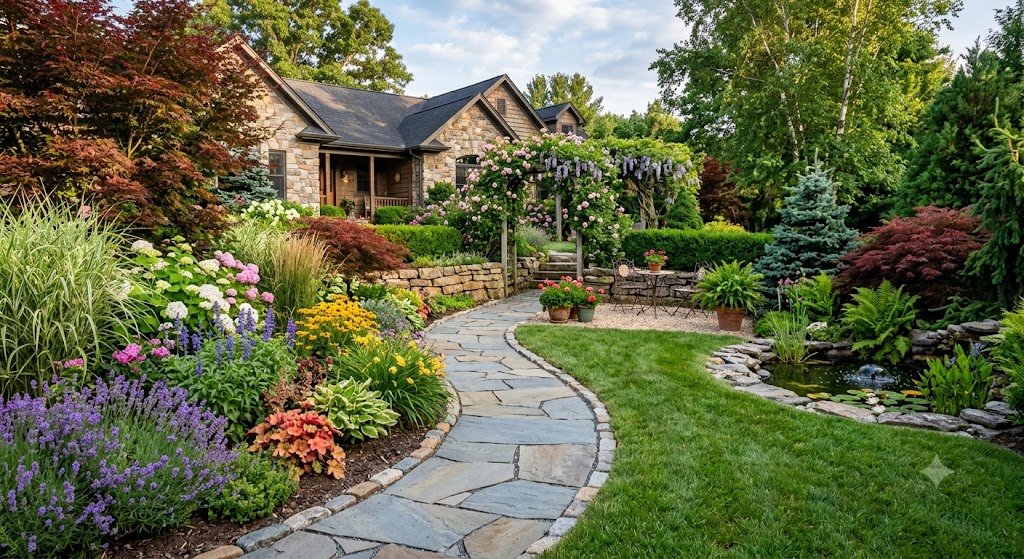 Modern Hardscape Transformation before